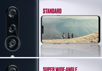 Все пять объективов LG V40 ThinQ перечислены на официальных изображениях