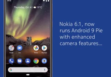 Смартфон Nokia 6.1 обновили до Android 9.0 Pie
