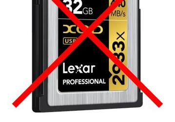 Под маркой Lexar больше не будут выпускаться карты памяти XQD