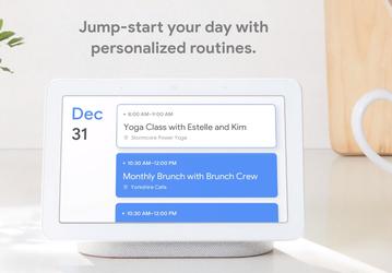 Представлен смарт-дисплей Google Home Hub