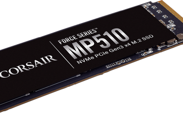 Скорость чтения SSD Corsair Force Series MP510 типоразмера M.2 достигает 3480 МБ/с 