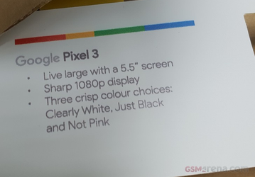 Новый цвет Google Pixel 3 официально называется «не розовый»