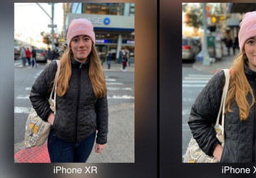 Одинарная камера iPhone XR в большинстве случаев не уступает сдвоенной камере iPhone XS Max