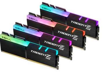 G.Skill демонстрирует комплекты модулей памяти DDR4-4800 и DDR4-4500 объемом 16 и 32 ГБ соответственно для плат на чипсете Intel Z390
