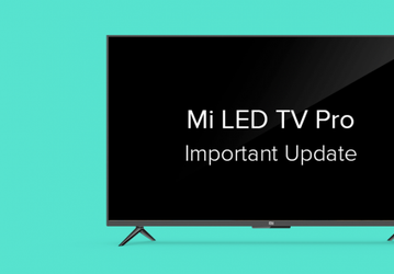 Xiaomi выпустила первое в истории обновление для своих телевизоров