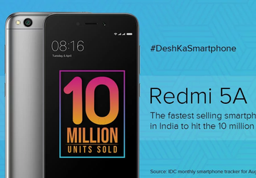 Xiaomi продала более 10 млн смартфонов Xiaomi Redmi 5A в одной стране за рекордный срок