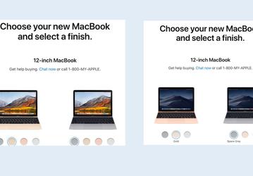 «Золотая лихорадка» Apple. Ноутбук MacBook обменял два старых золотых цвета на один новый
