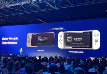 Huawei считает, что её игровой смартфон Mate 20X лучше приставки Nintendo Switch