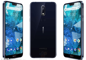 Слив информации по Nokia 7.1: официальные рендеры, характеристики и дата выхода