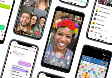 Представлено приложение Facebook Messenger 4, которое стало похоже на Skype