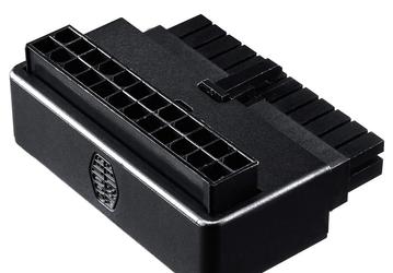 Переходник Cooler Master ATX 24 Pin 90° позволяет аккуратнее уложить кабели в системном блоке