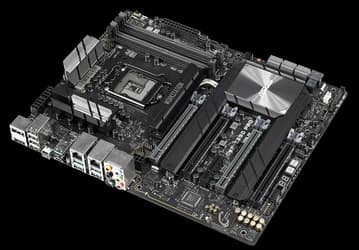 Все четыре слота PCIe 3.0 на системной плате ASUS WS Z390 Pro могут работать одновременно в режиме x8