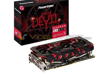 Появилось официальное изображение видеокарты PowerColor Radeon RX 590 Red Devil