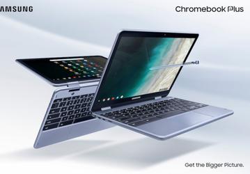 Samsung обновила мобильный компьютер Samsung Chromebook Plus V2 спустя четыре месяца после анонса