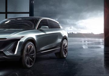 General Motors показала футуристический электрический кроссовер Cadillac, который будет соперничать с Tesla Model X