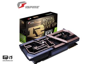 3D-карта Colorful iGame GeForce RTX 2080 Ti RNG оснащена боковым экраном