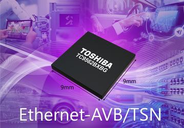 Серия Toshiba TC9562 включает три микросхемы с функцией моста Ethernet для автомобильных и промышленных применений