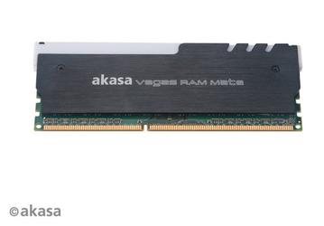 Радиатор Akasa Vegas RAM Mate для модулей памяти украшен светодиодной подсветкой
