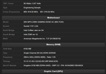 Память DDR4 удалось разогнать до 5608 МГц