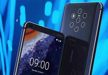 Стала известна стоимость и сроки премьеры флагманского смартфона Nokia 9 PureView с пентакамерой