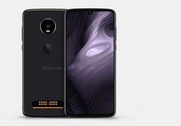 Смартфон Moto Z4 Play позирует на рендерах и в видеоролике: каплевидный вырез экрана и почему-то одинарная основная камера вместо сдвоенной