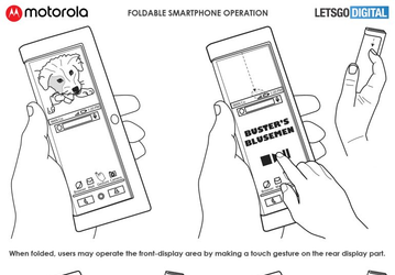 Появились первые изображения смартфона Motorola со сгибающимся экраном