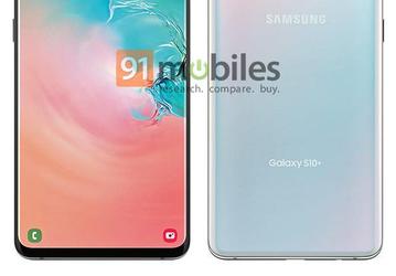 Официальные изображения флагманского смартфона Samsung Galaxy S10+ появились в сети