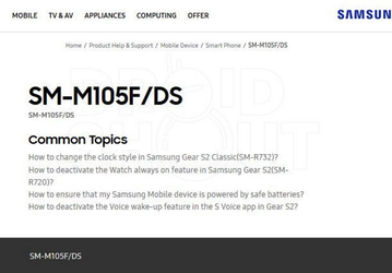 Samsung Galaxy M10 заметили на официальном сайте Samsung