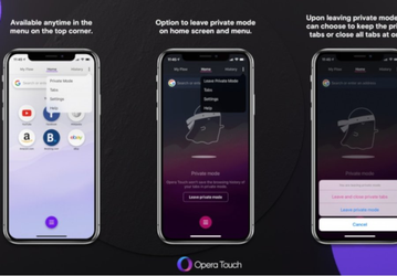 Браузер Opera Touch вышел на iPad