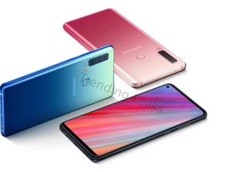 Опубликованы рендеры смартфона Samsung Galaxy A50: тройная камера и экран Infinity-O