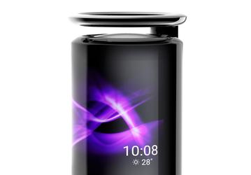 Cleer Mirage — умная колонка, обернутая дисплеем AMOLED