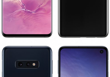 Официальные рендеры Samsung Galaxy S10 и Galaxy S10e без водяных знаков и обои