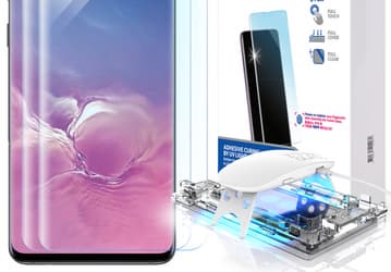 Защитному стеклу Whitestone Dome Glass для Samsung Galaxy S10 не нужно отверстие для распознавания отпечатков пальцев 