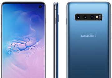 Голубые смартфоны Samsung Galaxy S10 и Galaxy S10e впервые показались на официальных изображениях