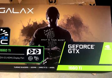 Видеокарта GeForce GTX 1660 Ti в исполнении Galax засветилась на фотографиях