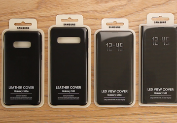 Видео дня: фирменные чехлы Samsung для смартфонов Galaxy S10, S10+ и S10e вживую