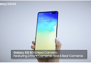 Всего шесть камер. Samsung продемонстрировала огромный смартфон Galaxy S10 5G со всех сторон на качественном видео