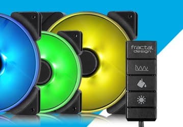 Fractal Design выпускает серию вентиляторов Prisma и контроллер подсветки Adjust R1