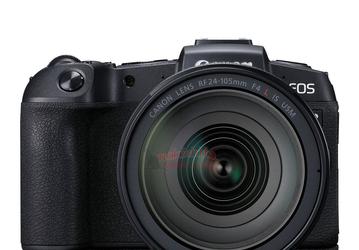 Появились новые изображения беззеркальной камеры Canon EOS RP 