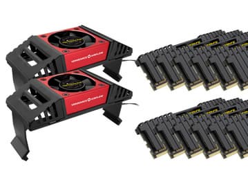 Наборы модулей памяти Corsair Vengeance LPX DDR4 для систем на процессорах Xeon W-3175X включают по 12 модулей