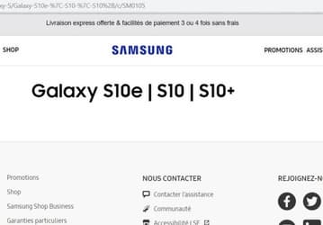 Французское отделение Samsung подтвердило названия всех моделей линейки Galaxy S10