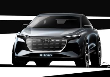 Галерея дня: концептуальный электромобиль Audi Q4 e-tron