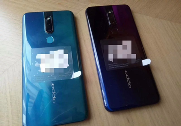 Живое фото смартфона Oppo F11 Pro, который оснащен выдвижной камерой