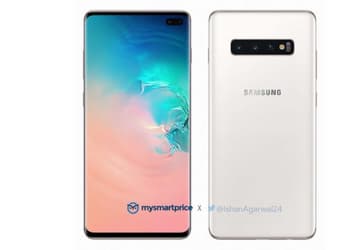 Первый взгляд на самый дорогой Samsung Galaxy S10+ в белом керамическом корпусе