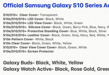 Фотогалерея: официальные аксессуары для смартфонов Samsung Galaxy S10