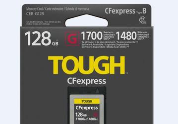 Sony анонсирует продажи карты памяти CFexpress Type B, обеспечивающей скорости чтения и записи до 1700 МБ/с и 1480 МБ/с соответственно