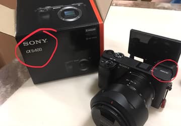 Таиландскому покупателю досталась камера Sony a6400 с неправильной маркировкой на корпусе