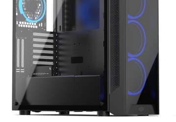 Две панели компьютерного корпуса SilentiumPC Armis AR7X TG RGB изготовлены из закаленного стекла 