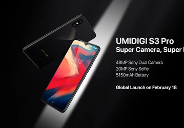 Смартфон Umidigi S3 Pro с 48-мегапиксельной камерой выйдет 18 февраля