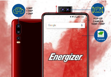 Energizer представила несколько смартфонов, включая модели с выдвижными камерами